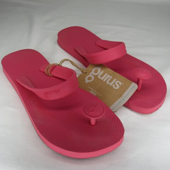 Gurus Pink Flip Flop Sandal Women's M Medium 8 9 - Picture 1 of 8